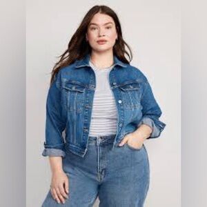 Old Navy Cropped Denim Jean Jacket